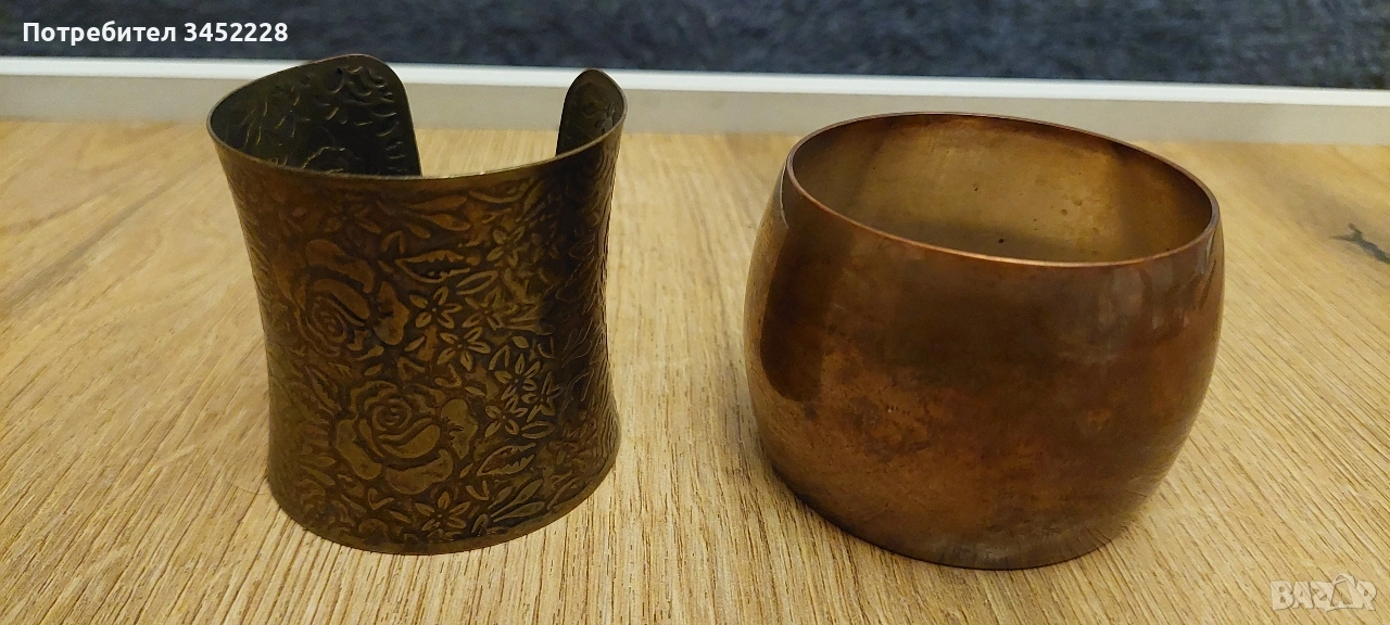 гривни метални за ценители два броя , снимка 1