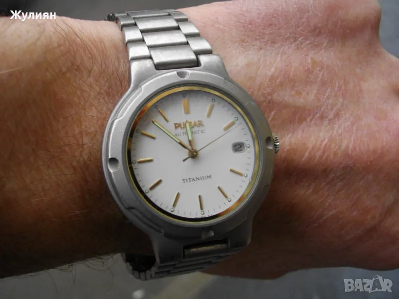 КОЛЕКЦИОНЕРСКИ ЧАСОВНИК PULSAR AUTOMATIC TITANIUM, снимка 1