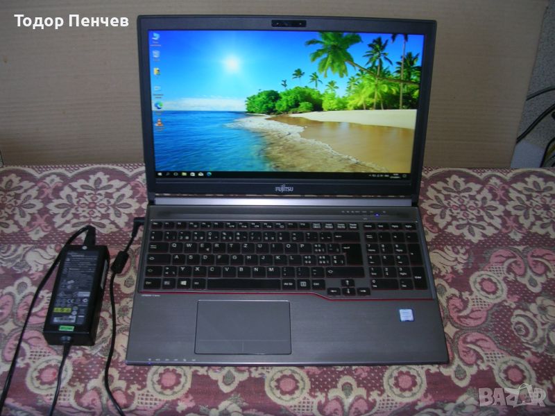 Fujitsu Lifebook E756 - Core i5, 8 GB DDR4, 256 GB SSD, Full HD , снимка 1