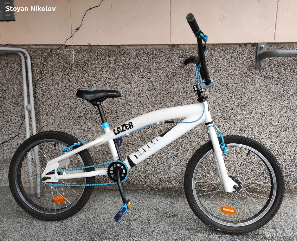 Велосипед AVIGO BMX LAZER 20" , Бял, снимка 1