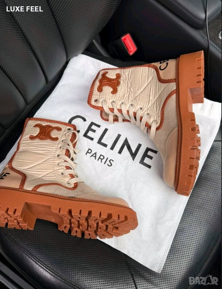Дамски Боти - лого 3D Бродерия ⚜️ Celine , снимка 1