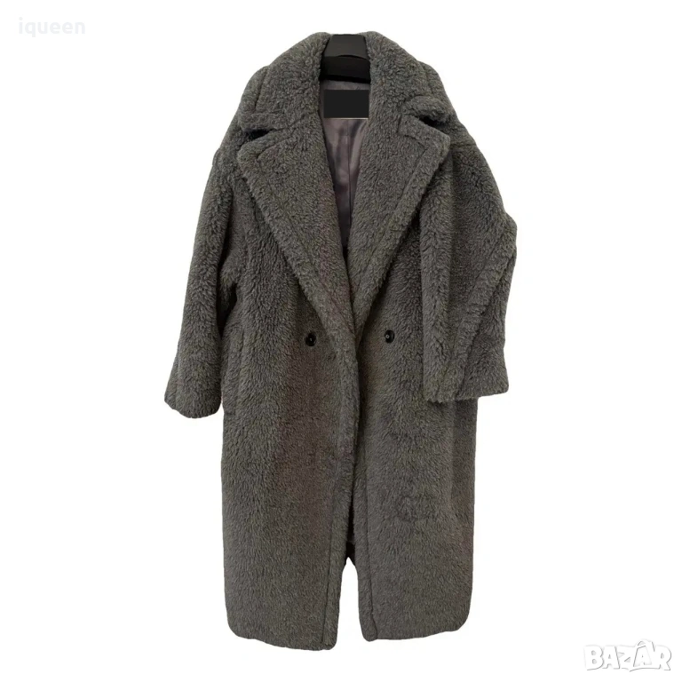 Палто Teddy Bear графит, снимка 1