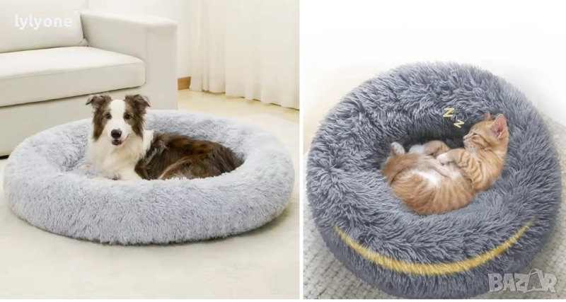 Топло Зимно Легло * Възглавница за домашни любимци * Котка Куче * Размери 40-100см, снимка 1