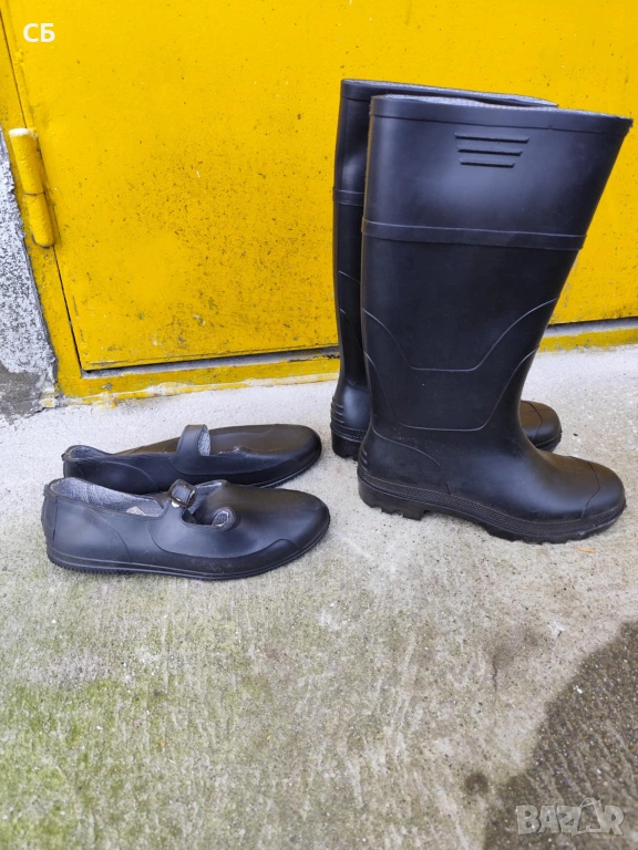 Работни гумени ботуши и гумени цървули №42, снимка 1