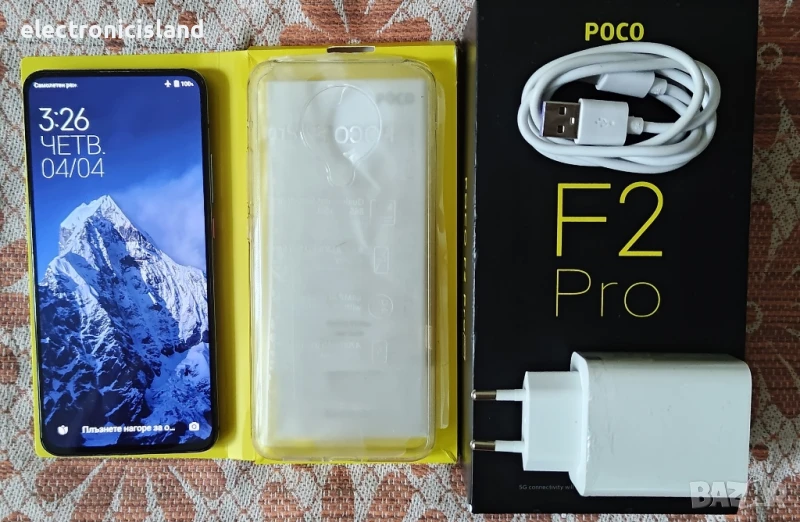 Отлично запазен смарт GSM Xiaomi POCO F2 Pro, 6GB/128GB памет, 4700mAh нова батерия, пълен комплект, снимка 1