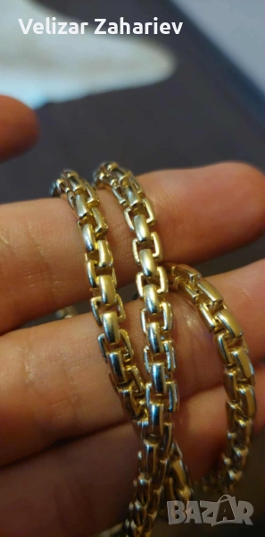 Плътен златен синджир,бартер, снимка 1