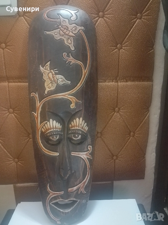 маска за стена дърворезба-50см., снимка 1