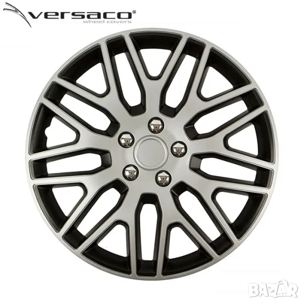 Тасове за джанти Versaco Dakar Silver / Black, снимка 1