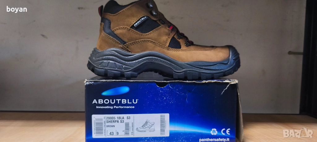 Продавам италиански зимни работни обувки Panther ., снимка 1