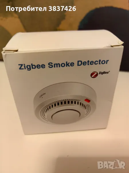 Сензор детектор датчик за дим zigbee Tuya ZigBee Smart Smoke Detector , снимка 1