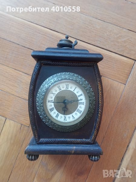 Антикварен дървен часовник, снимка 1