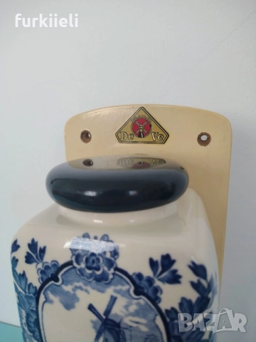 Антична стенна мелничка за кафе , снимка 2 - Декорация за дома - 52029188