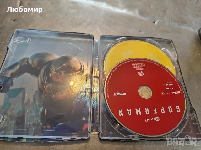 нов 4К + блу рей стилбук - СУПЕРМЕН - SUPERMAN 2025 - без БГ субтитри, снимка 3 - DVD филми - 53366576