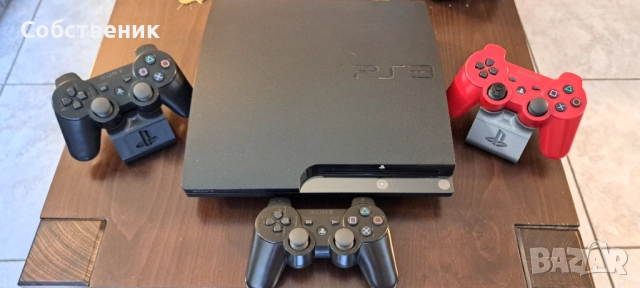 ps3 sony конзола playstation 320gb cech-2504b контролер 3d камера джойстик кутия игри, снимка 9 - PlayStation конзоли - 52322881