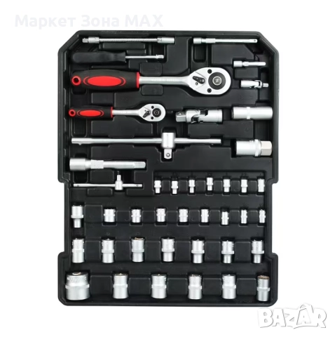 Универсалнен преносим комплект инструменти – 499 части в алуминиев куфар, снимка 10 - Други инструменти - 52926041