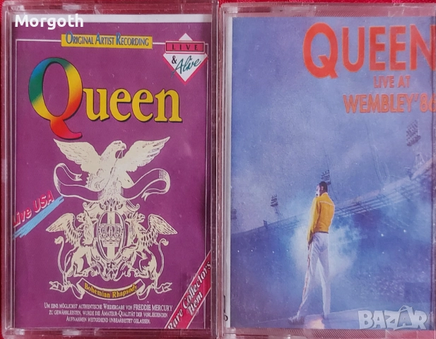 Лот аудио касети от 2 концерта на Queen