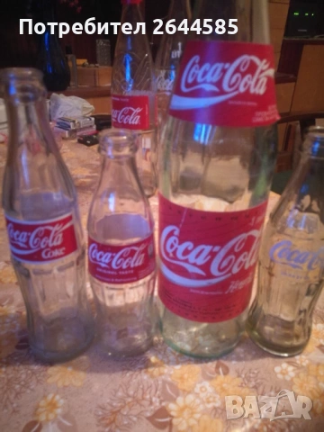 Кока Кола бутилки 1л. 0.750л.0.250л., снимка 2 - Колекции - 53747147