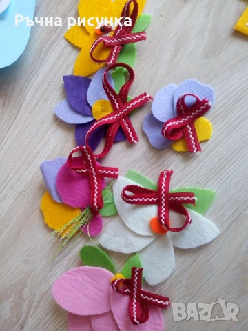 Ръчно изработена пролетна  и Великденска украса , снимка 9 - Декорация за дома - 50232181