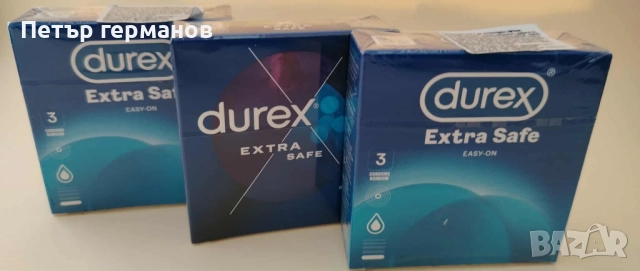 DUREX-Презервативи Extra Safe, 3 бр., снимка 2 - Други - 52549700