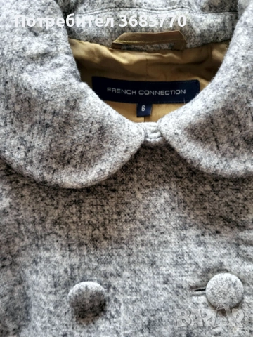 Палто French Connection, размер 6 (XS-S), снимка 2 - Палта, манта - 52973630