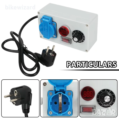 Регулатор на напрежение 230V 2000W, контролер на мощност НОВ, снимка 4 - Друга електроника - 53720146