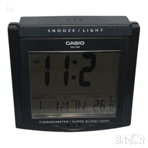 Casio DQ-750 – ретро машинка за ентусиасти и колекционери! Термометър жив, дисплей посърнал 😄
, снимка 2 - Друга електроника - 50857447