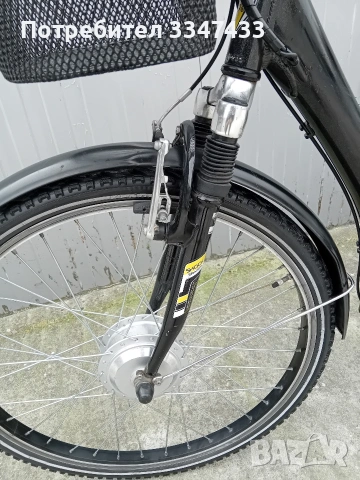 Продавам алуминиев електрически велосипед 26 цола made in germany, снимка 3 - Велосипеди - 54178238