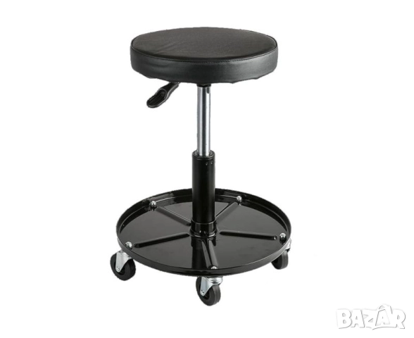 Подвижен стол с кръгъл рафт