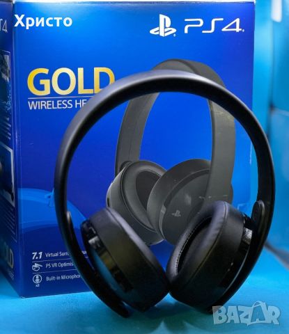 ГАРАНЦИОННИ!!! Слушалки SONY Wireless Gold за Playstation 4, Black Edition , снимка 1 - Аксесоари - 46143144