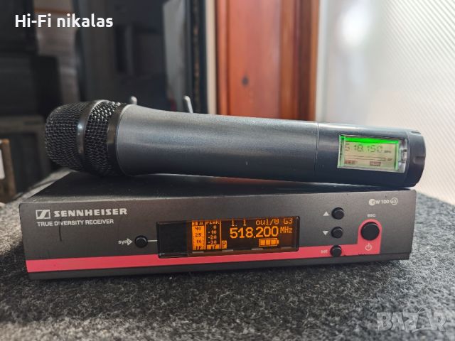 професионален безжичен микрофон и приемник модем SENNHEISER EW100 G3 EW500 G2, снимка 2 - Микрофони - 46734707