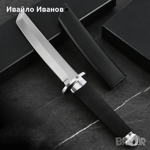 тактически нож тип танто с черна кания