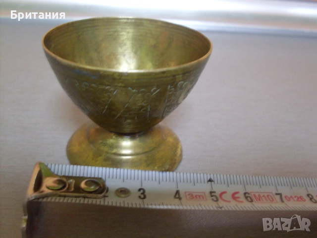 Бронзов съд- чаша., снимка 3 - Антикварни и старинни предмети - 52920114