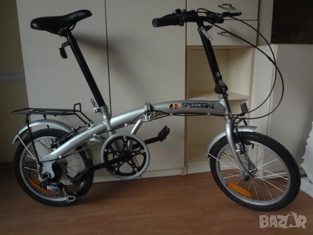 Сгъваем компактен велосипед със скорости - 16 инча
