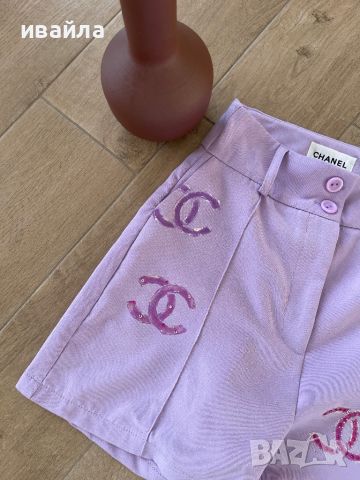 Лилави къси панталони панталон шорти, снимка 5 - Къси панталони и бермуди - 45544075