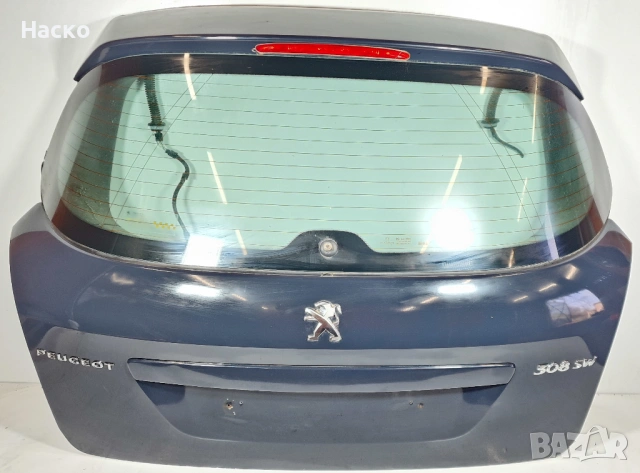 Заден Капак Врата Багажник Задно Стъкло Peugeot 308 Station Wagon Пежо 308 Комби 2007г-2014г