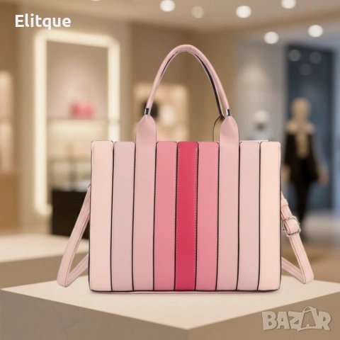 Дамска чанта от еко кожа в 6 цвята - стил и качество!