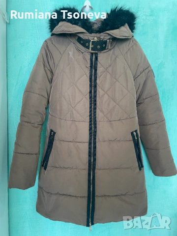 Дамско зимно яке ZARA - размер XS, снимка 2 - Якета - 53665742