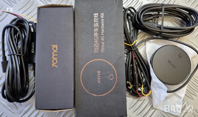 Видеорегистратор Xiaomi 70mai 4K Omni X800 + задна камера RC14 128гб, снимка 5 - Аксесоари и консумативи - 53856078
