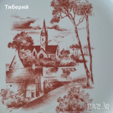 Порцеланови чинии плитки, снимка 7 - Чинии - 52260842