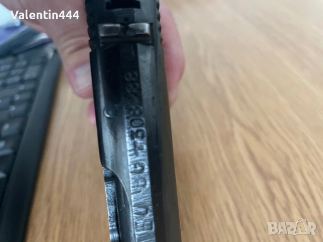 ПИСТОЛЕТ "ЧЗ - 27"  - кал. 7,65мм  -   ДЕАКТИВИРАН/ОБЕЗОПАСЕН.  , снимка 5 - Бойно оръжие - 53783385