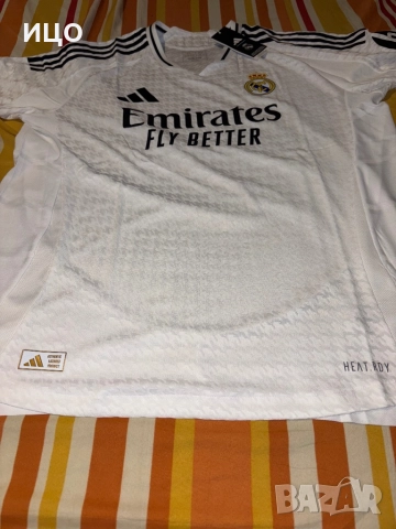 Нова футболна фланелка adidas REAL H JSY AU 2024/25, снимка 4 - Футбол - 52485872