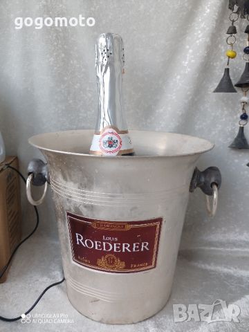 Шампаниера Vintage  CHAMPAGNE LOUIS ROEDERER  REIMS - CHAMPAGNE COOLER  Made in France 1970's, снимка 2 - Други ценни предмети - 46806377