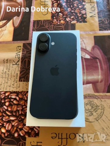 iPhone 16 с кутия и 1 година оставаща гаранция 