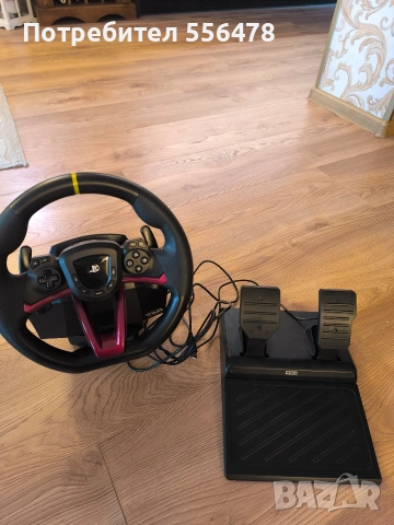 В ГАРАНЦИЯ!Безжичен волан с педали PS