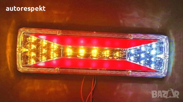 Диодни (LED) стопове за ремарке 2 бр 12V YF-7772, снимка 3 - Аксесоари и консумативи - 53420588