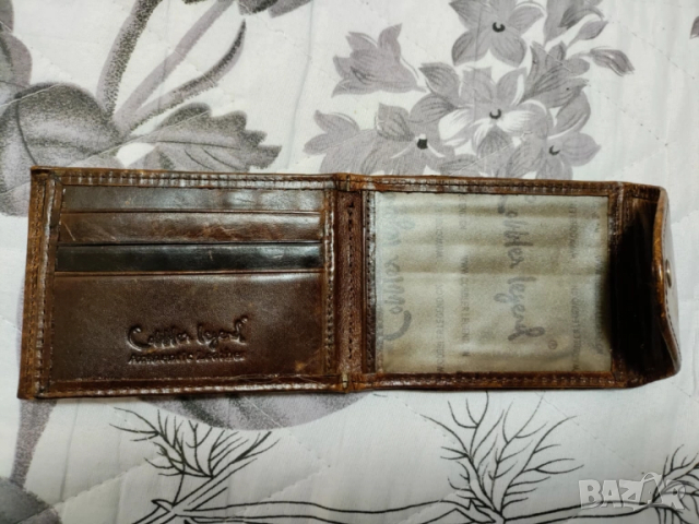 Естествена кожа - мъжки портфейл cobbler legend, снимка 4 - Портфейли, портмонета - 52146187