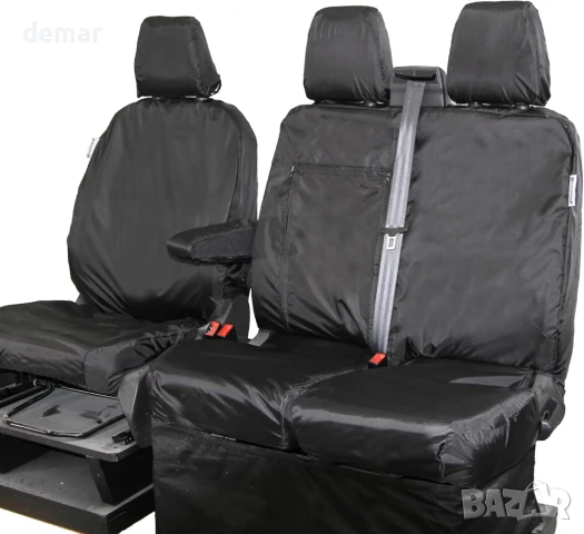 Комплект водоустойчиви калъфи за седалки за Ford Transit Mk 8 - 2014 г. нататък, снимка 3 - Аксесоари и консумативи - 51243030