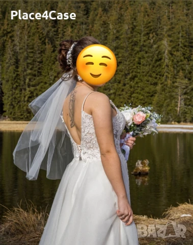 Страхотна сватбена рокля, снимка 8 - Рокли - 50508213