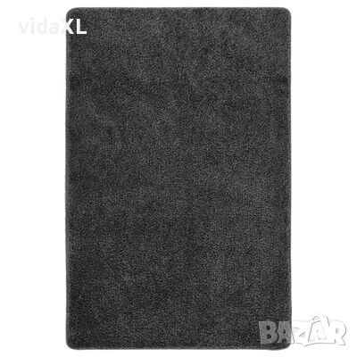 vidaXL Шаги килим, тъмносив, 200x290 см, противоплъзгащ（SKU:340381, снимка 1 - Килими - 45264632