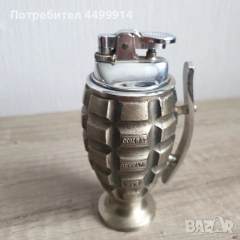 Настолна газова запалка, снимка 6 - Антикварни и старинни предмети - 52303099